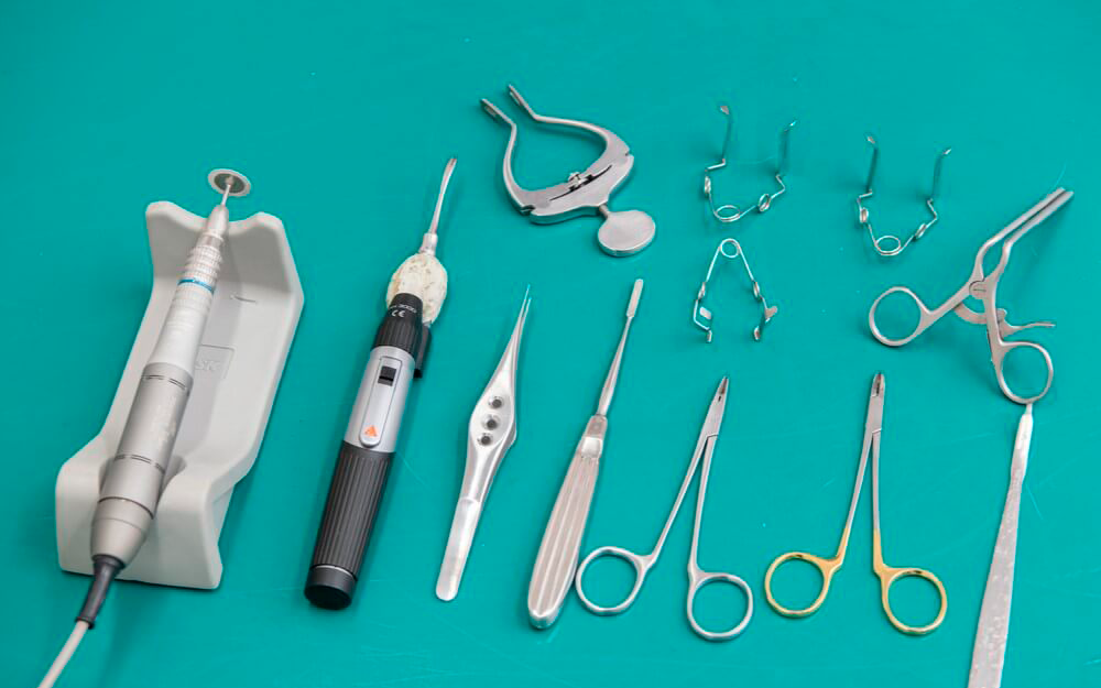 ウサギ用歯科ユニットの写真