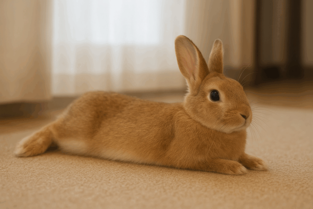 部屋んぽ茶うさぎ