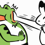 相撲うさぎとカエル