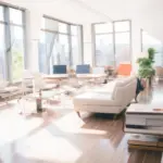 オシャレなスタッフルーム