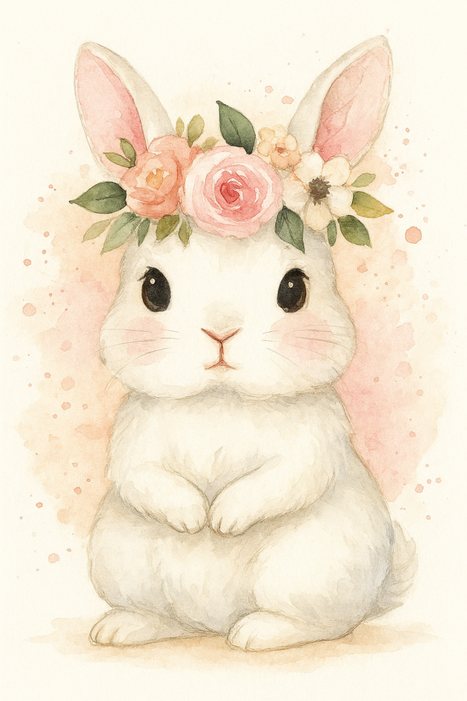 天使の様なうさぎ