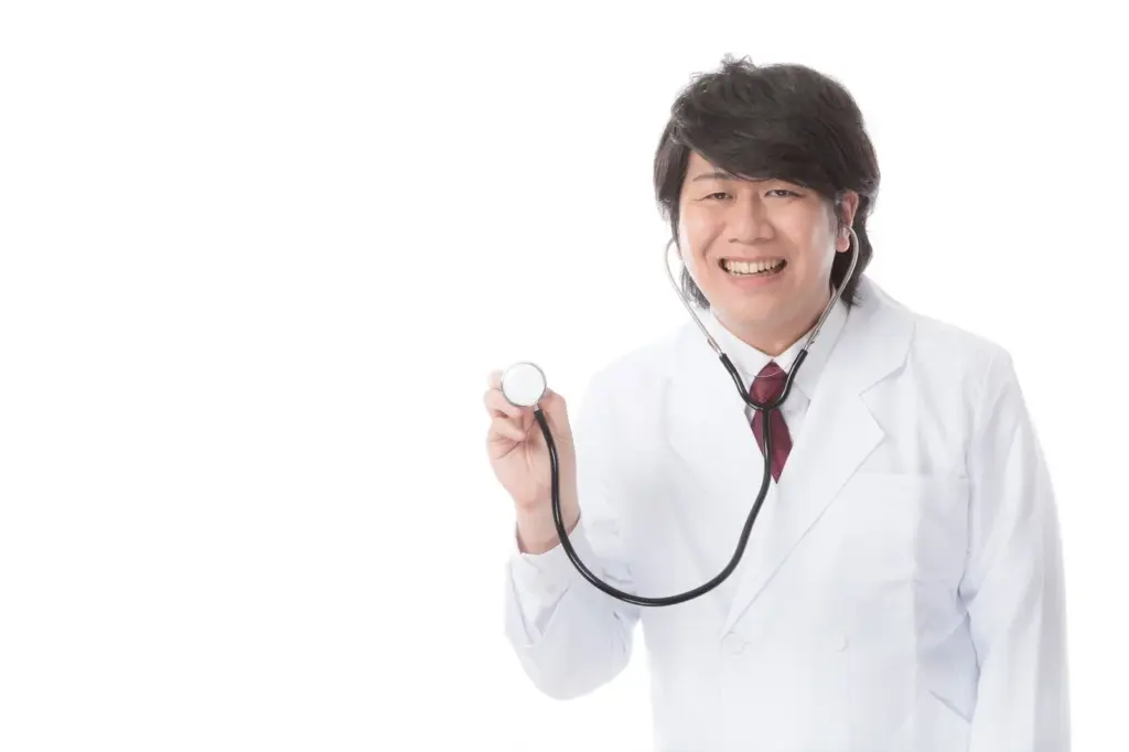 聴診器と院長
